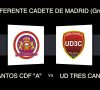 Fútbol Juvenil. UD Tres Cantos “A” Vs Tres Cantos CDF “B”